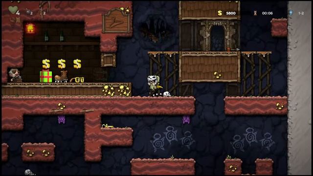 Spelunky 2\Прохождение на PS4 pro\ # 16: Невезуха🙉🐍 смотреть онлайн