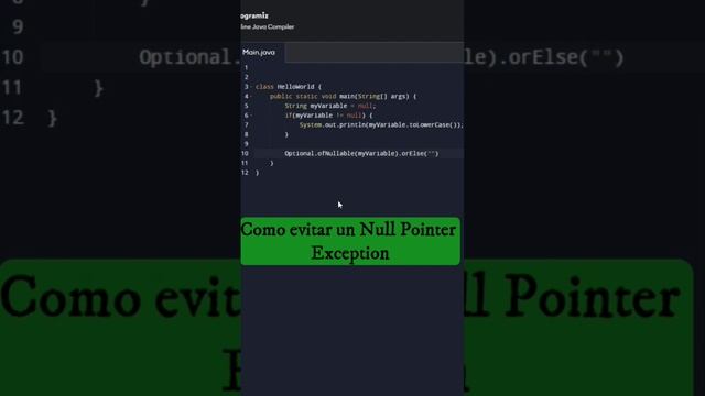 Solución Null Pointer Exception ? #java #coding #programación #short смотреть онлайн
