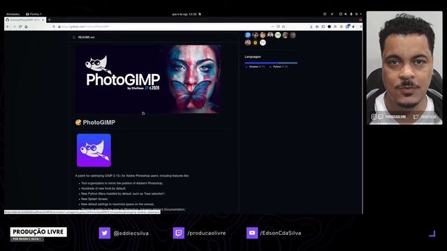 Deixando o GIMP com cara de Photoshop смотреть онлайн