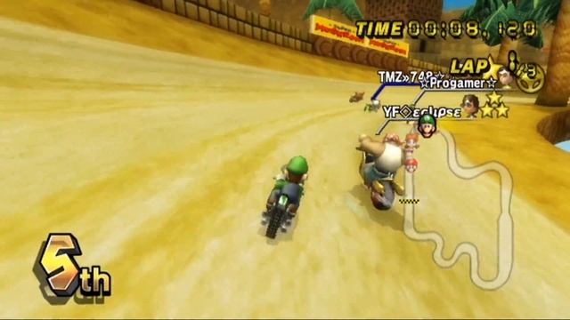If I touch EVERY COLOR the video ends | Mario Kart Wii смотреть онлайн