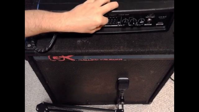 Knob Test: Behringer Ultrabass BXD3000H Bass Head and GallienKrueger 115B Bass Cab смотреть онлайн