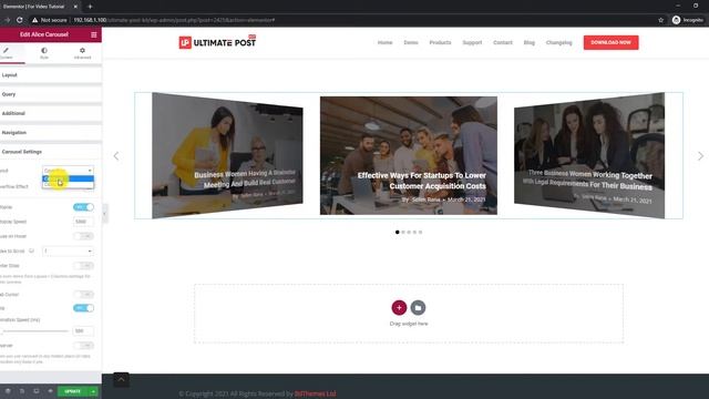 How to Use Alice Carousel Widget by Ultimate Post Kit in Elementor | BdThemes Tutorial смотреть онлайн
