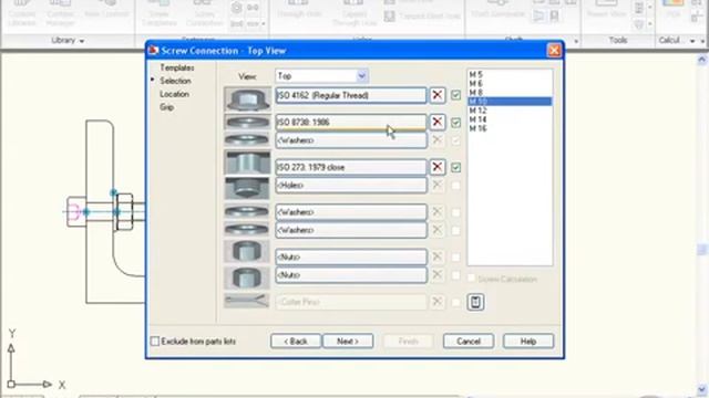 47 Screw Templates Autocad Mechanical Course смотреть онлайн