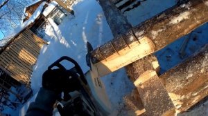 Как рубить сруб в ласточкин хвост (гибридный способ бензопила и топор)