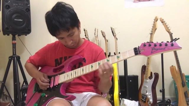 Unboxing and testing AliExpress Chibanez steve vai pink guitar смотреть онлайн
