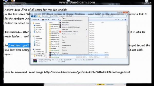 NBA 2k13 FIX black screen problem