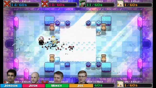 Get that BALL! (Carrier mode) || 4 Player Invisigun Heroes Gameplay || #2 смотреть онлайн