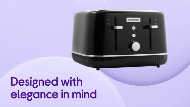 Kenwood Elegancy TFP10.A0BK 4-Slice Toaster - Black - Product Overview смотреть онлайн
