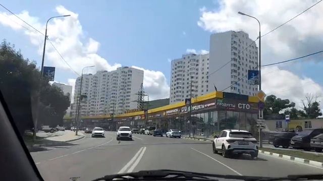 262/Дом или квартира в Новороссийске/ Гайдук,Цемдолина/поездка по городу,пробки