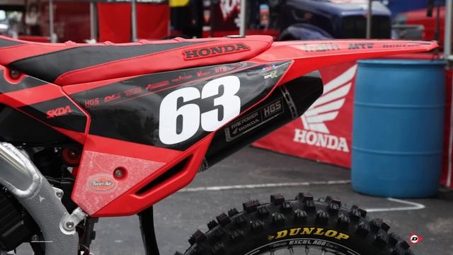 Inside Max Anstie's Supercross-Winning Fire Power Honda CRF250 смотреть онлайн