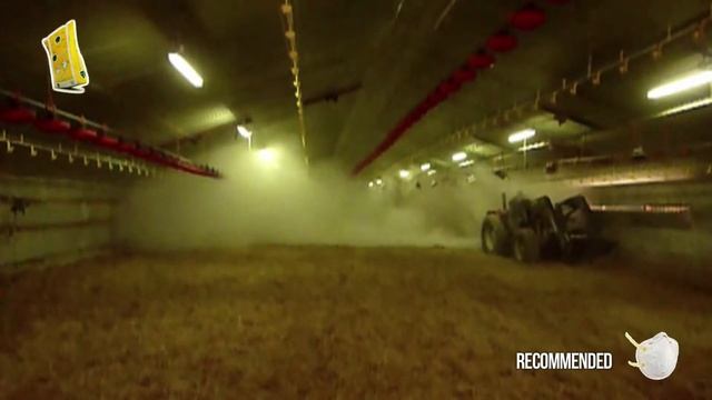 осушитель подстилки, позволяющий поддерживать птичники в сухом состоянии – разбрасывание трактором смотреть онлайн