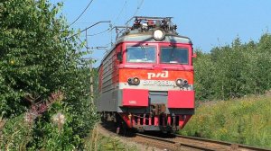 ВЛ11М-297/298 А со сборным грузовым поездом