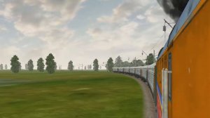 [MSTS] 2ТЭ10У с поездом | [MSTS] 2TE10U with passenger train | TRAIN SIMULATOR