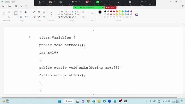variables in java part -1 смотреть онлайн