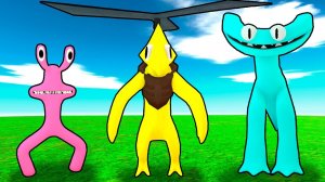 ЭВОЛЮЦИЯ МОНСТРОВ РАДУЖНЫХ ДРУЗЕЙ ОТ РОЗОВЫЙ ДО ЖЕЛТЫЙ И ГОЛУБОЙ В СИМУЛЯТОРЕ РОБЛОКС !