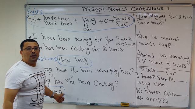 Present Perfect Continuous(have been -has been)1(الدرس رقم 105) смотреть онлайн