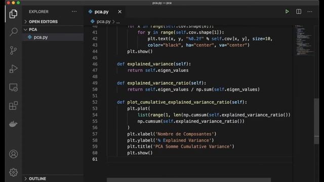 Principal Component Analysis (PCA) Partie 2/2 - Implémentation Python From Scratch смотреть онлайн
