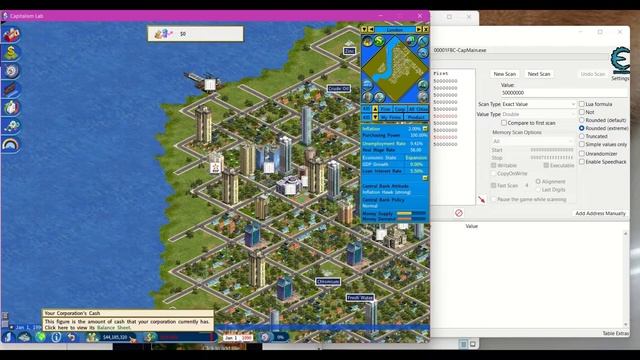 How To Cheat Money On Capitalism Lab Use Cheat Engine