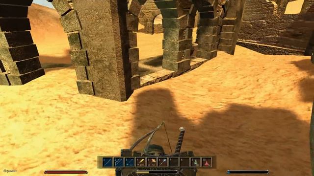 Gothic3 часть 24 Аль-Шадим, артефакты, квартал мертвецов, зачистка смотреть онлайн