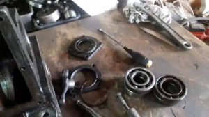 мини погрузчик переломка своими руками ч 4, установка гидро цилиндров перелома.