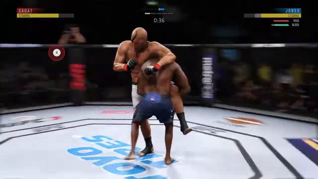 Sagat vs Jon Jones UFC 3 смотреть онлайн