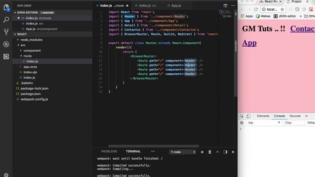 React Router v4 Introduction смотреть онлайн