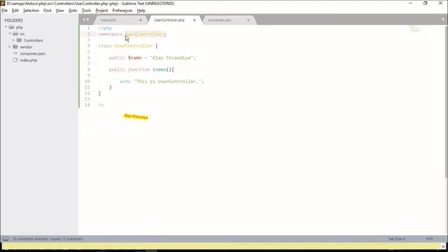 Php Composer psr-4 Part-05 | Using Namespace | PSR-4 смотреть онлайн