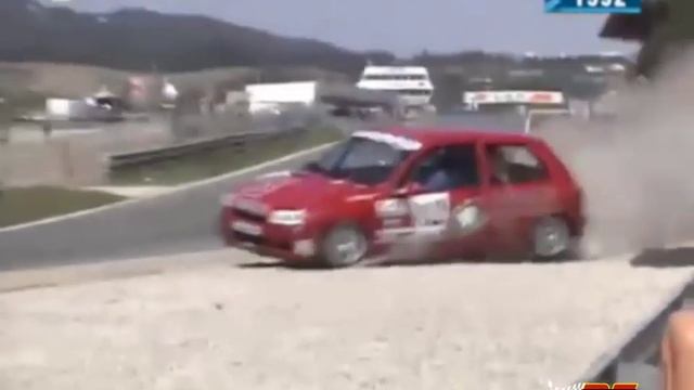 1992 Clio Cup @ Estoril - Baptista Huge Flip