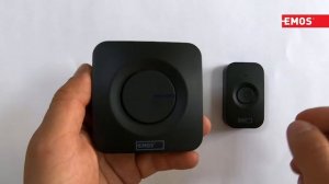 БЕСПРОВОДНОЙ ЗВОНОК Простой способ подвязки кнопки и приемника EMOS P5728, P5712, P5760,P5763. P573