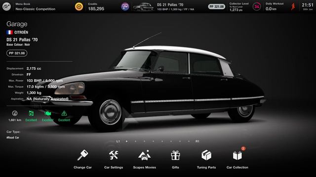 Citroen DS 21 Pallas ‘70 - Legends Showroom - GT7