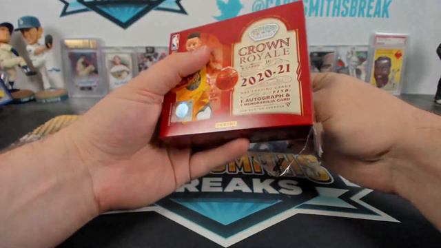 2020-21 Panini Crown Royale Basketball 8 Box Half Case Break #1 смотреть онлайн