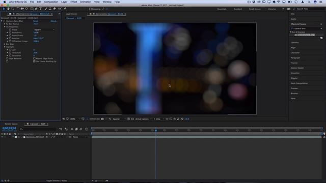 How to create realistic BOKEH Blur & Focus Pull in Adobe After Effects (CC Tutorial) смотреть онлайн