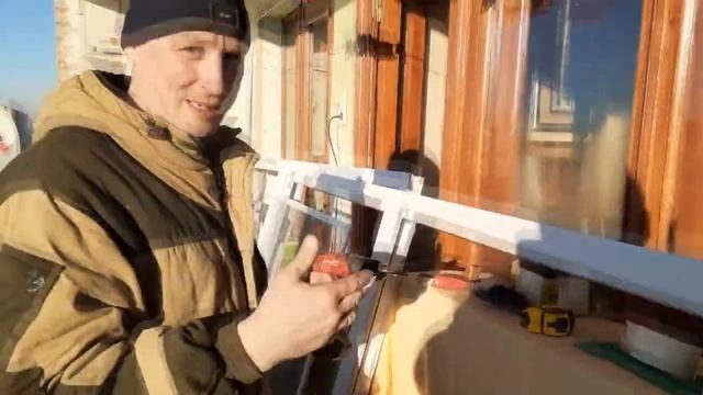 Установка 6-ти метровой лоджии на 9 этаже. смотреть онлайн