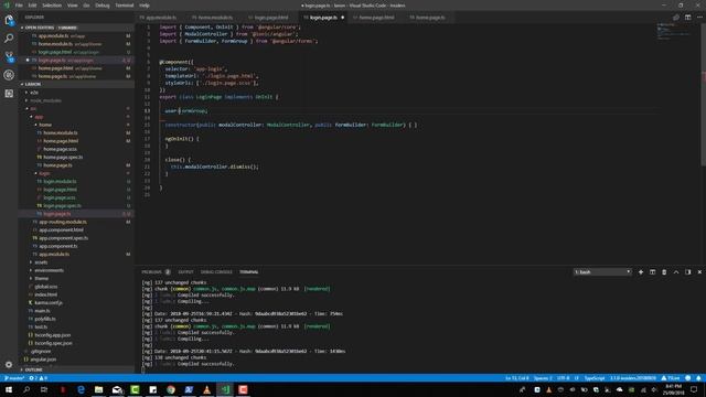 #3 - Building a Blog Application with Laravel 5.6 and Ionic v4 - Authentication - Part II смотреть онлайн