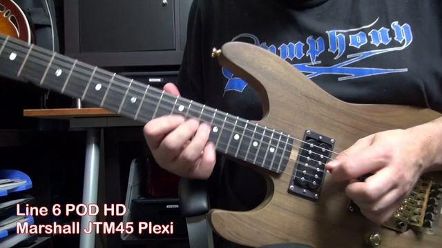 Line 6 POD HD - Marshall JTM45 (Lead + Rhythm Patch for Download) смотреть онлайн