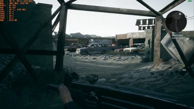 Terminator: Resistance Test Using FidelityFX Super Resolution (FSR) With An Nvidia GT 1030 GDDR5 смотреть онлайн
