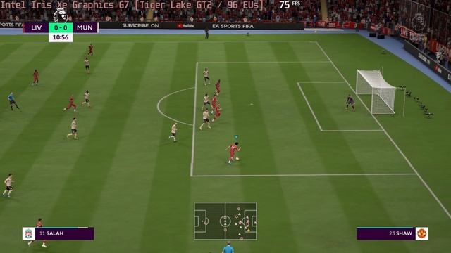 ? Intel Iris Xe Graphics G7 - FIFA 20 gameplay benchmarks (1080p) смотреть онлайн