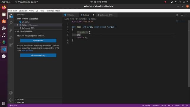 How to run C/C++ programs on Visual Studio Code in Ubuntu, Linux, Windows 10 | #VSCODE смотреть онлайн