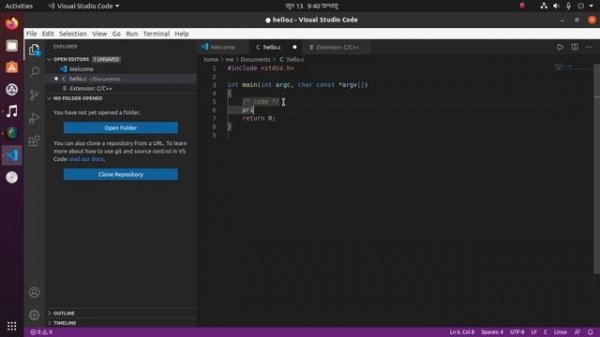 How to run C/C++ programs on Visual Studio Code in Ubuntu, Linux, Windows 10 | #VSCODE