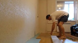 Укладка ламината на старый линолеум