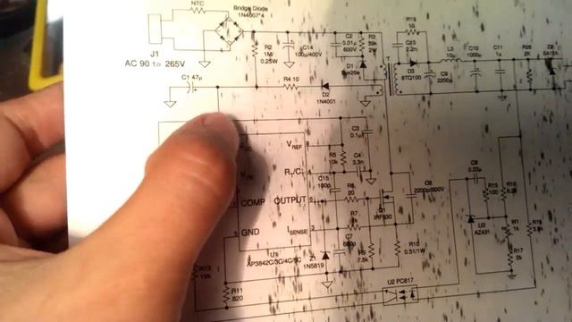 Еще один блок питания на uc3843 смотреть онлайн