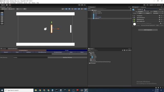 Game Objects for Pong - [2D Physics][Git][CommandLine][Prefabs] смотреть онлайн