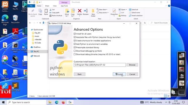 How to install Python 3.7.0 on Windows 10 смотреть онлайн
