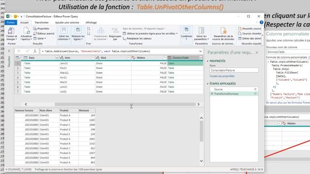 Power Query - Fonctions de Transformation de Données en Langage M смотреть онлайн