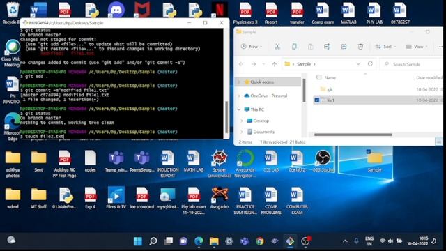 Basic GIT HUB Commands смотреть онлайн