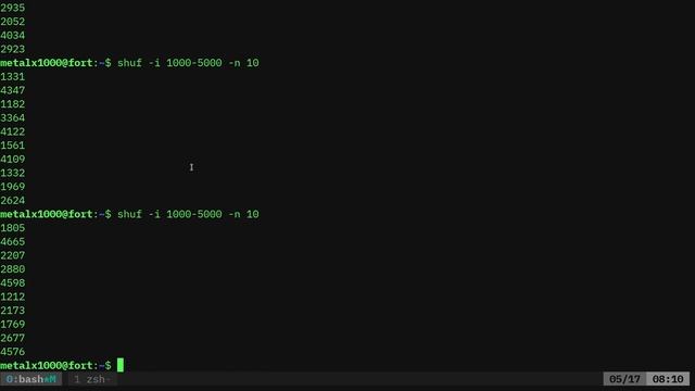 01 Random Numbers in BASH смотреть онлайн