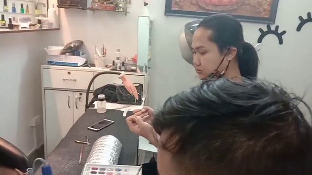 My nail extension for Christmas 🎄/// The Glamourra Salon at Safdarjung ❤️ смотреть онлайн