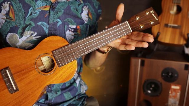 Pono Deluxe Mahogany Soprano Ukulele Demo смотреть онлайн