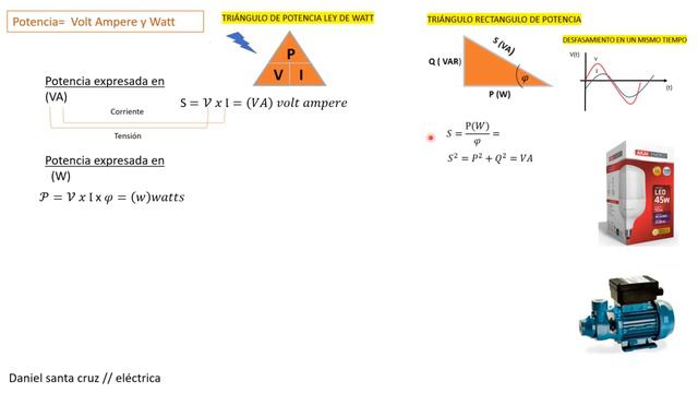 Como Convertir Potencia Eléctrica  WATT A KVA  👀