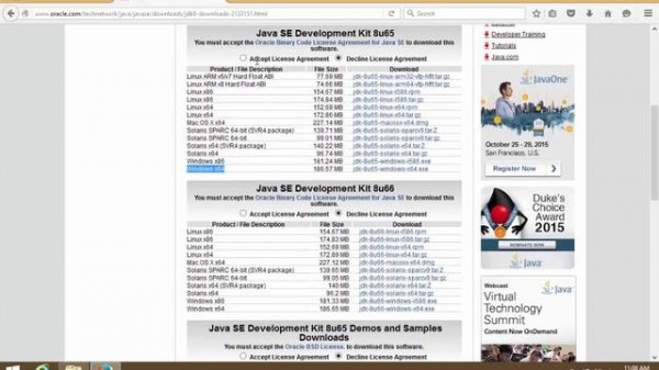 Installing Java Development Kit
